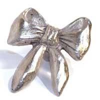 Emenee MK1116-ABB Home Classics Collection Bow 2 inch x 1-3/4 inch in Antique Bright Brass kid stuff Series